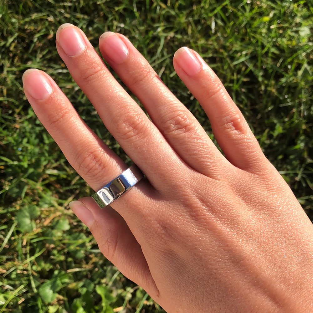 Oura Ring, Gen 3, Silver, Size 9